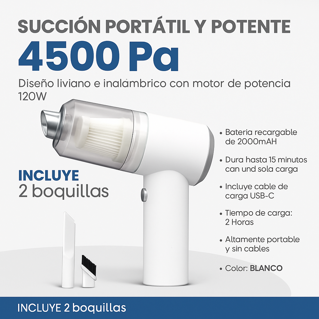 Aspiradora Portátil CleanPro™