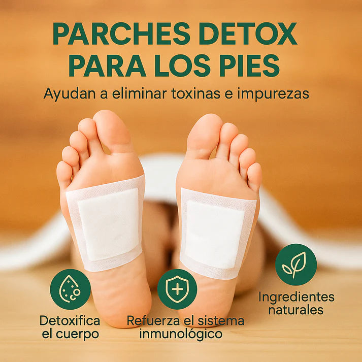 Poderosos parches desintoxicantes
