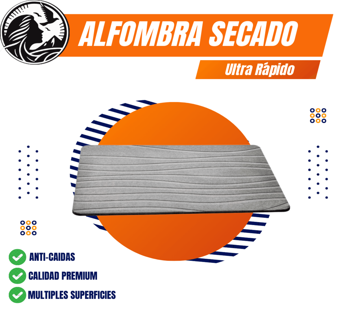 Alfombra Secado Ultra Rápido