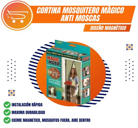 Cortina Mosquitero Anti Moscas y Mosquitos